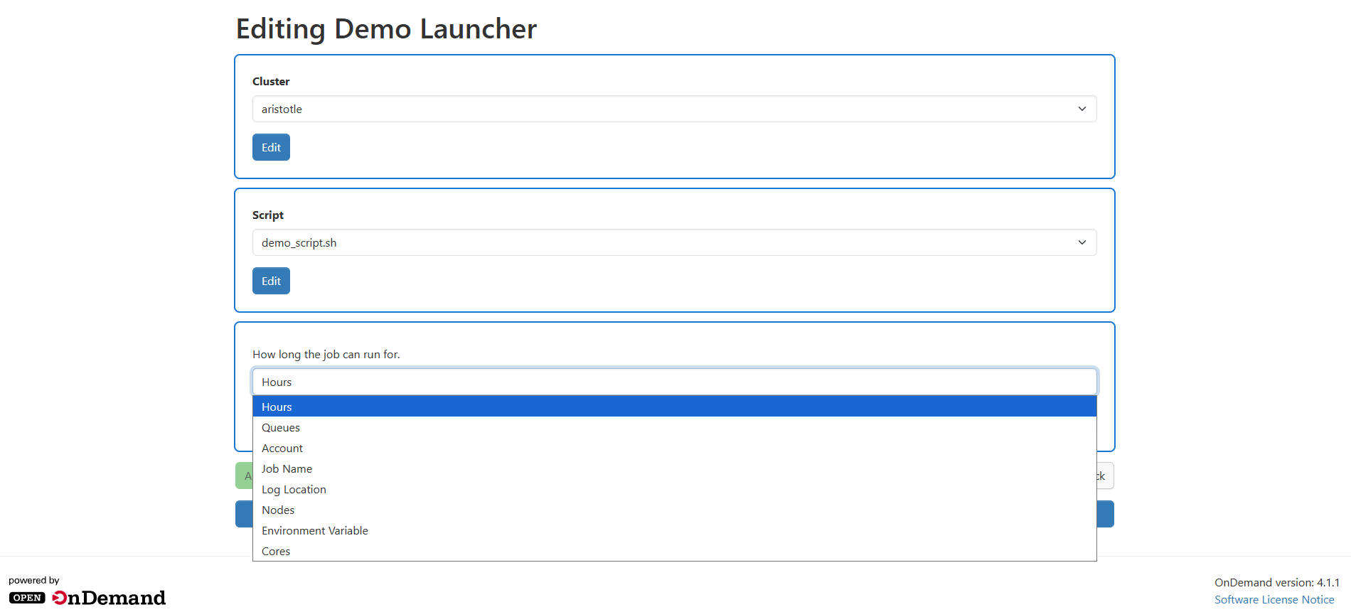 LauncherOptions